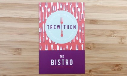 Business card design for Trewithen Bistro and Wine Bar