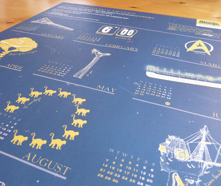 A2 2015 Calendar Poster