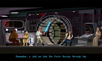 8 bit Star Wars: A New Hope illustration by Gustavo Viselner