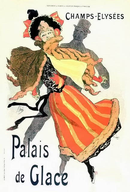 Poster design, Palais de Glace, Champs-Élysées by Jules Chéret