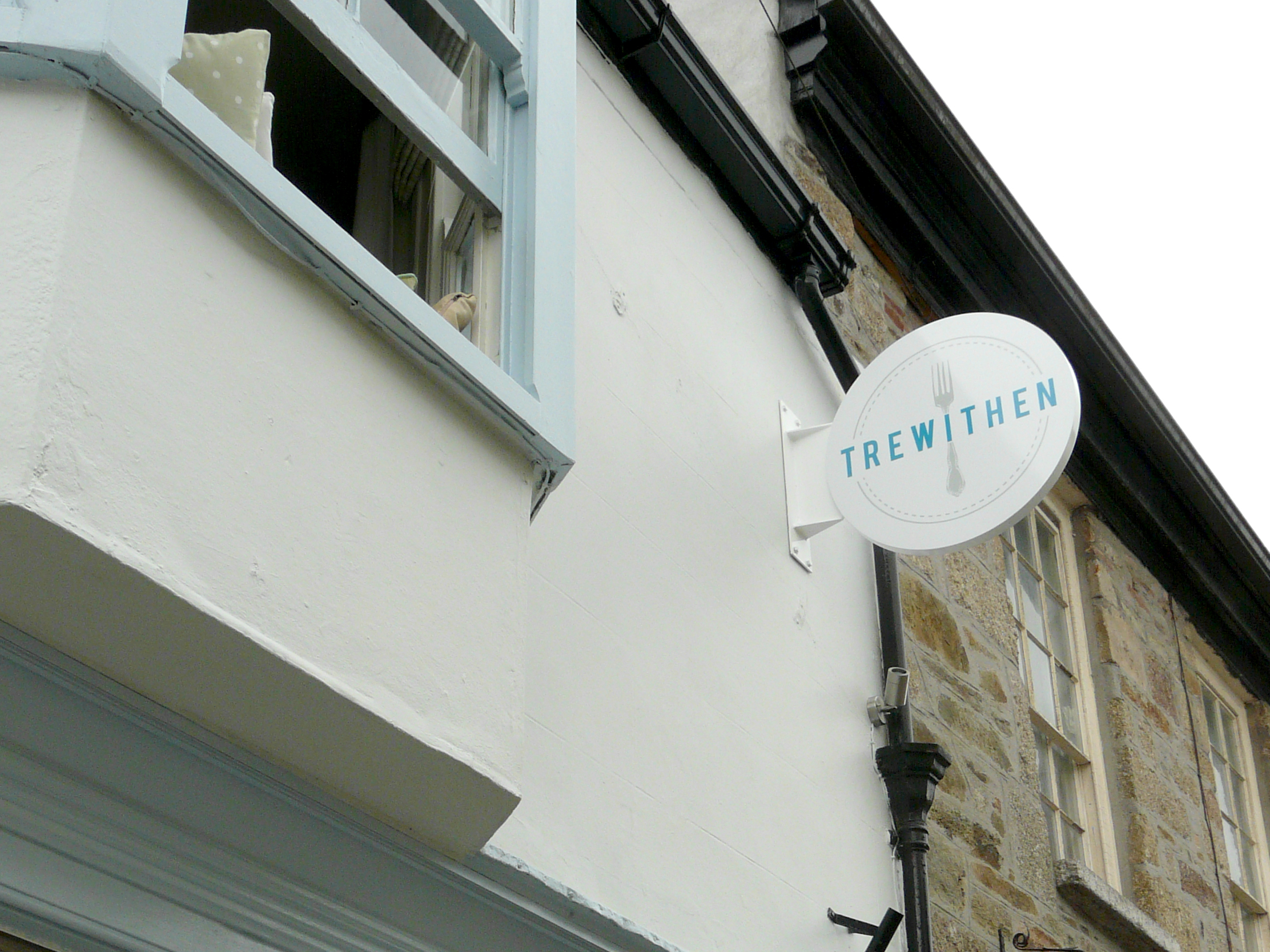 Projected roadside signage design for Trewithen Restaurant
