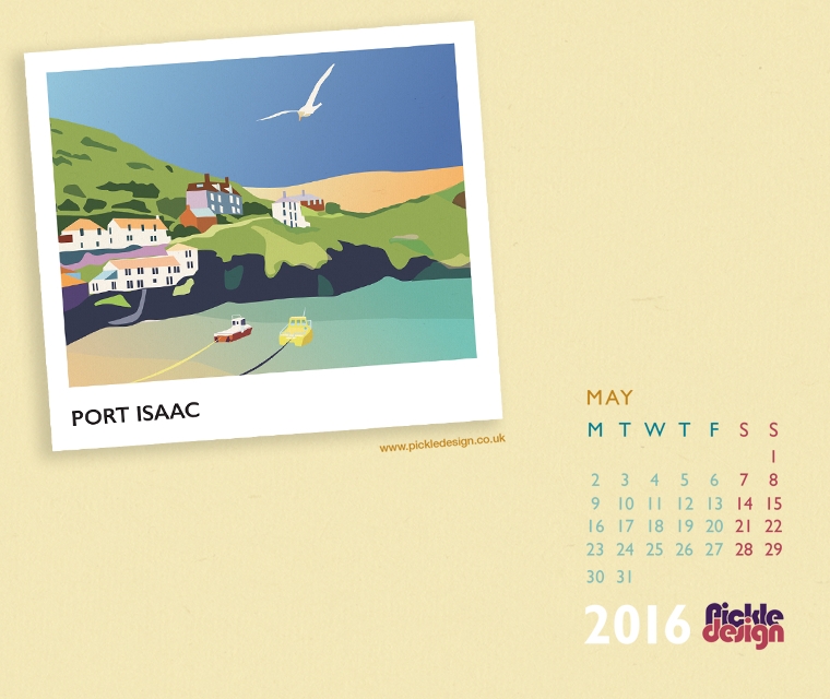 Download the May calendar of Port Isaac