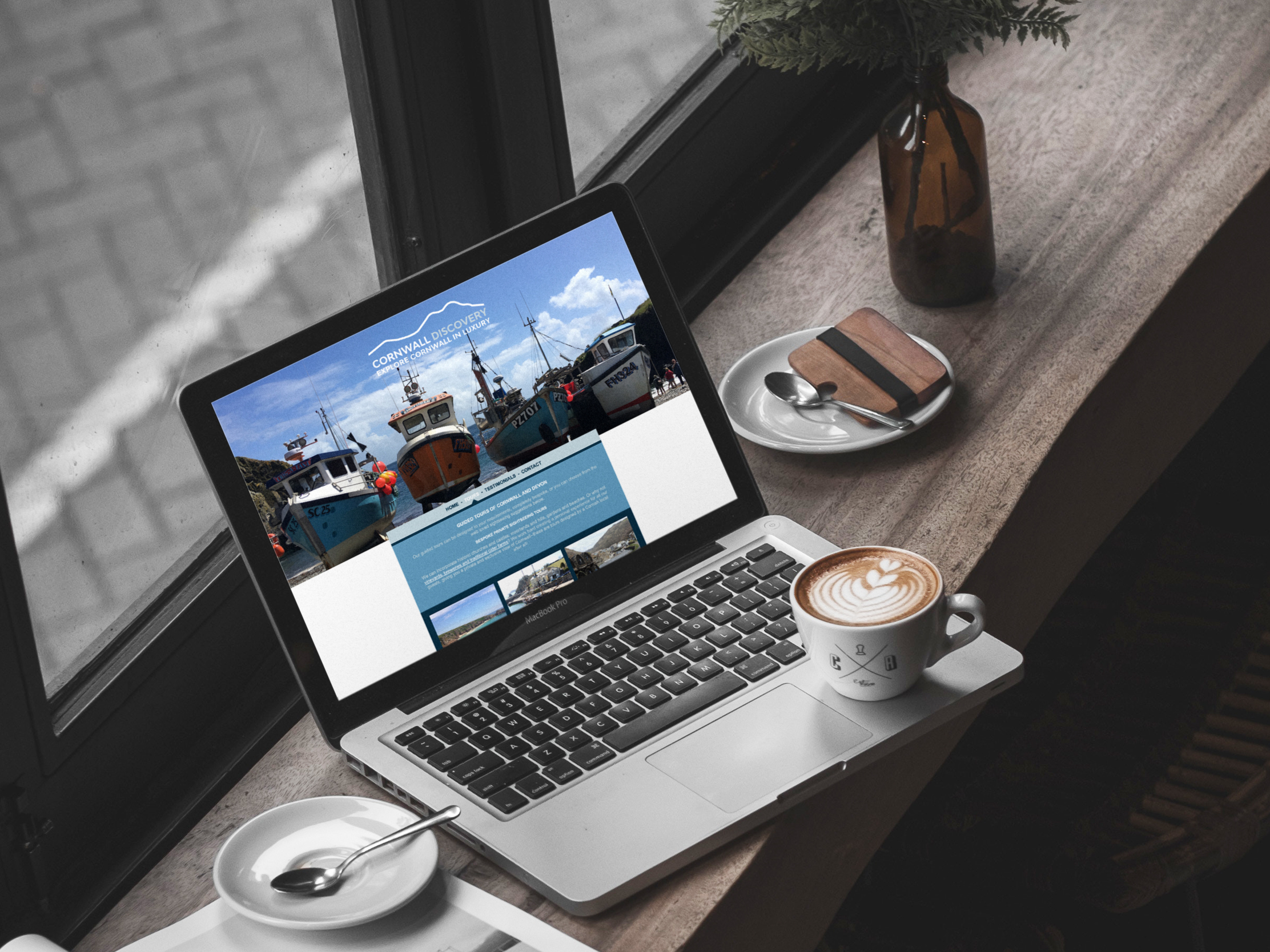 Mobile-friendly website design for Cornwall Discovery Tours