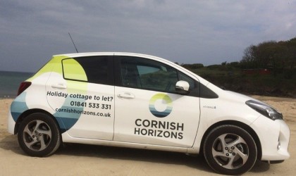 Vehicle graphics for Cornish Horizons by Pickle Design