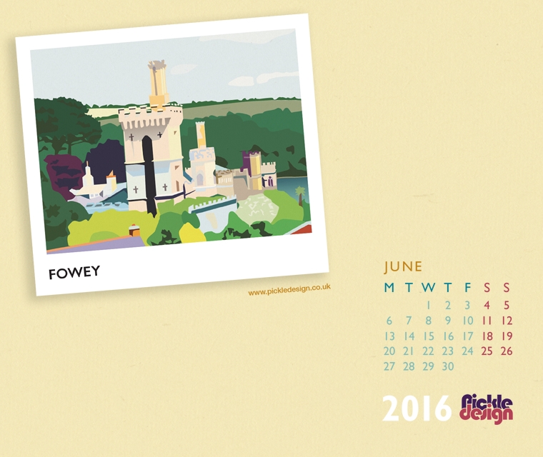 Download the Pickle Design calendar of Fowey for your desktop, tablet or phone