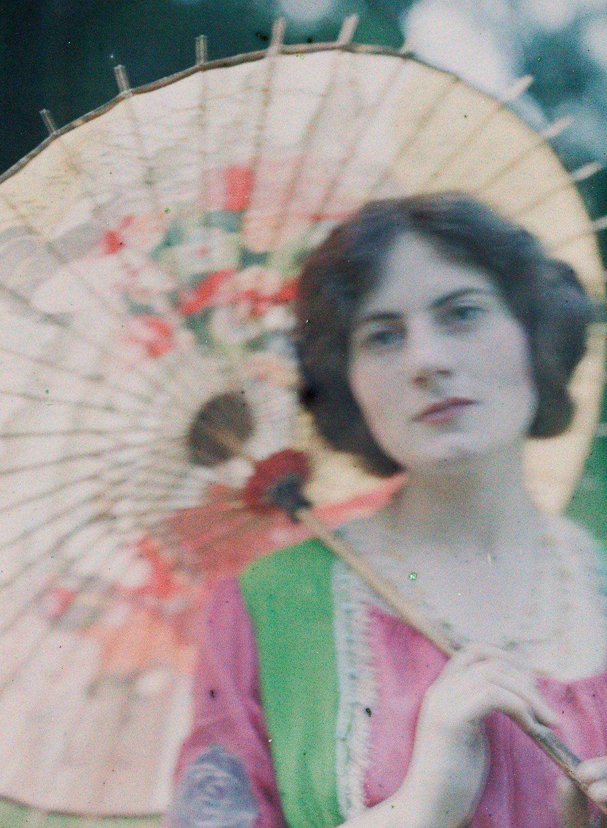 Japanese Parasol Autochrome