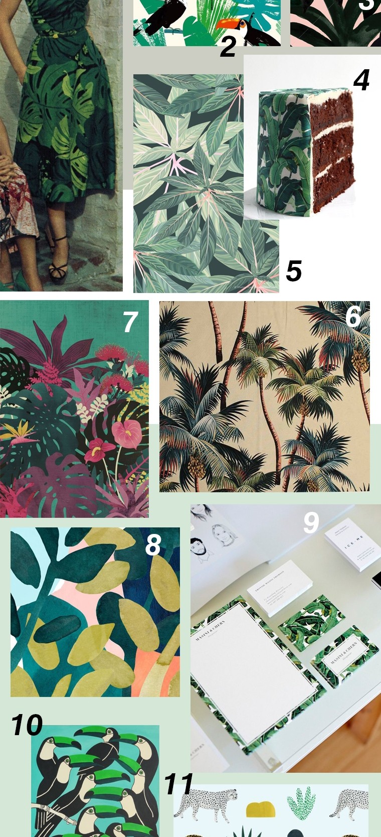 Tropical print inspiration