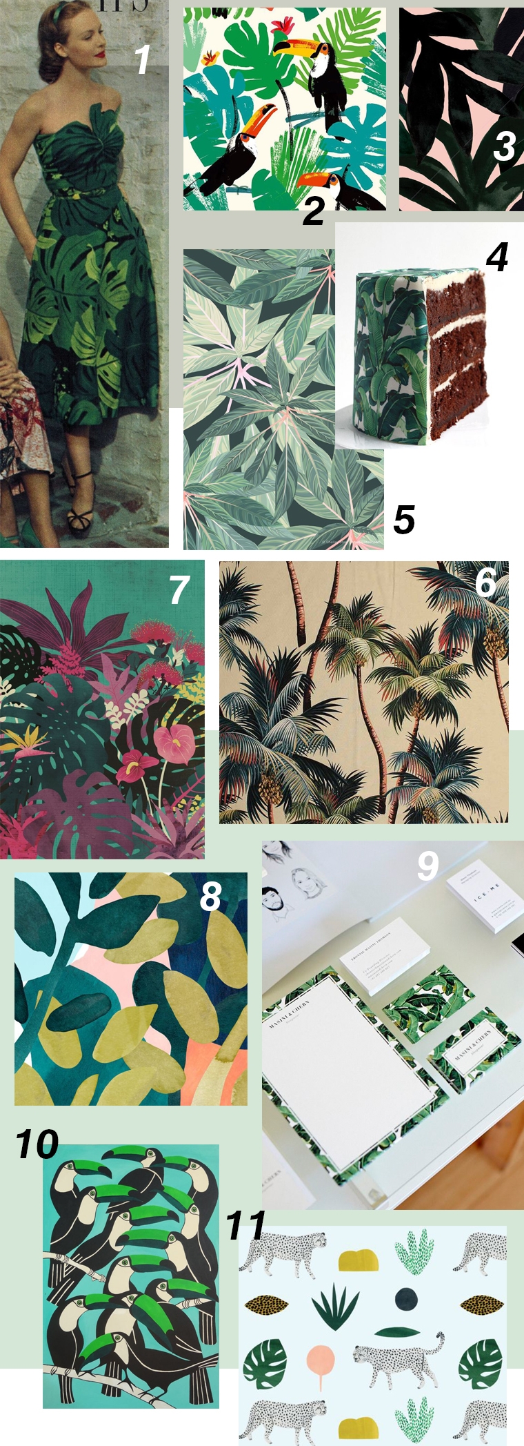 Tropical print inspiration