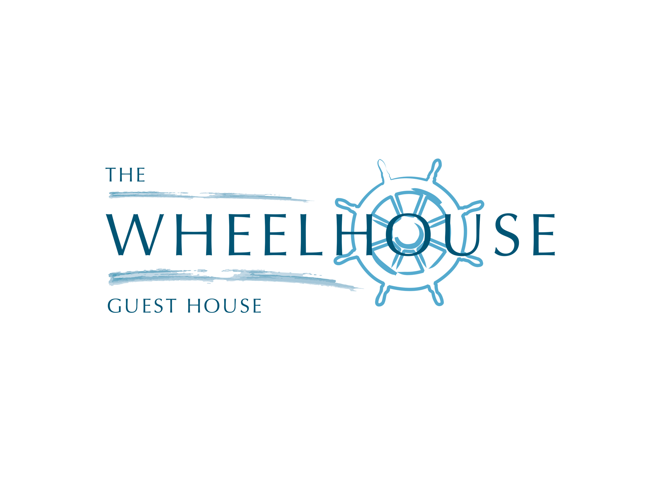 Logo design for The Wheelhouse Guest House on the Isles of Scilly, Cornwall