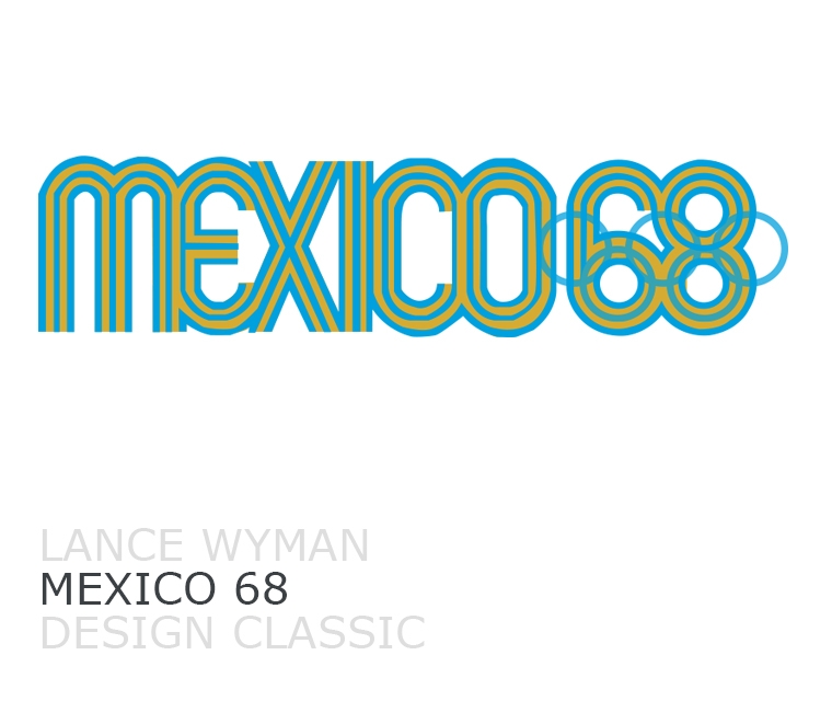 Lance Wyman's logo design for Mexico 68