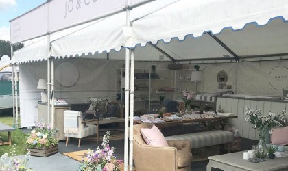 The banners we produced for the Royal Cornwall Show at the Jo&Co Home stand