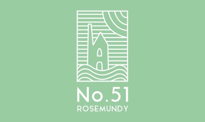 Logo design for No. 51 Rosemundy holiday accommodation