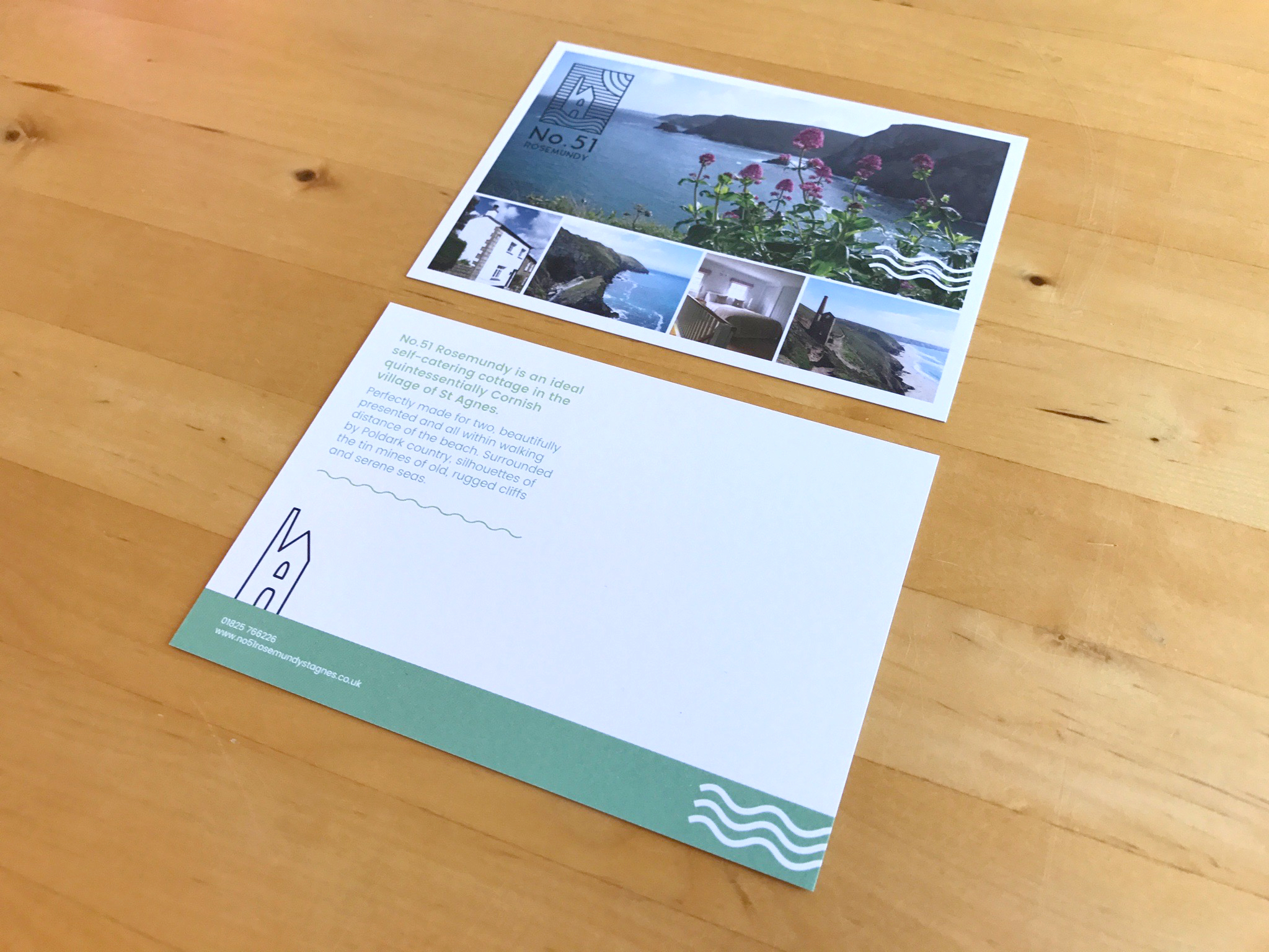 A6 flyer for holiday cottage No. 51 Rosemundy