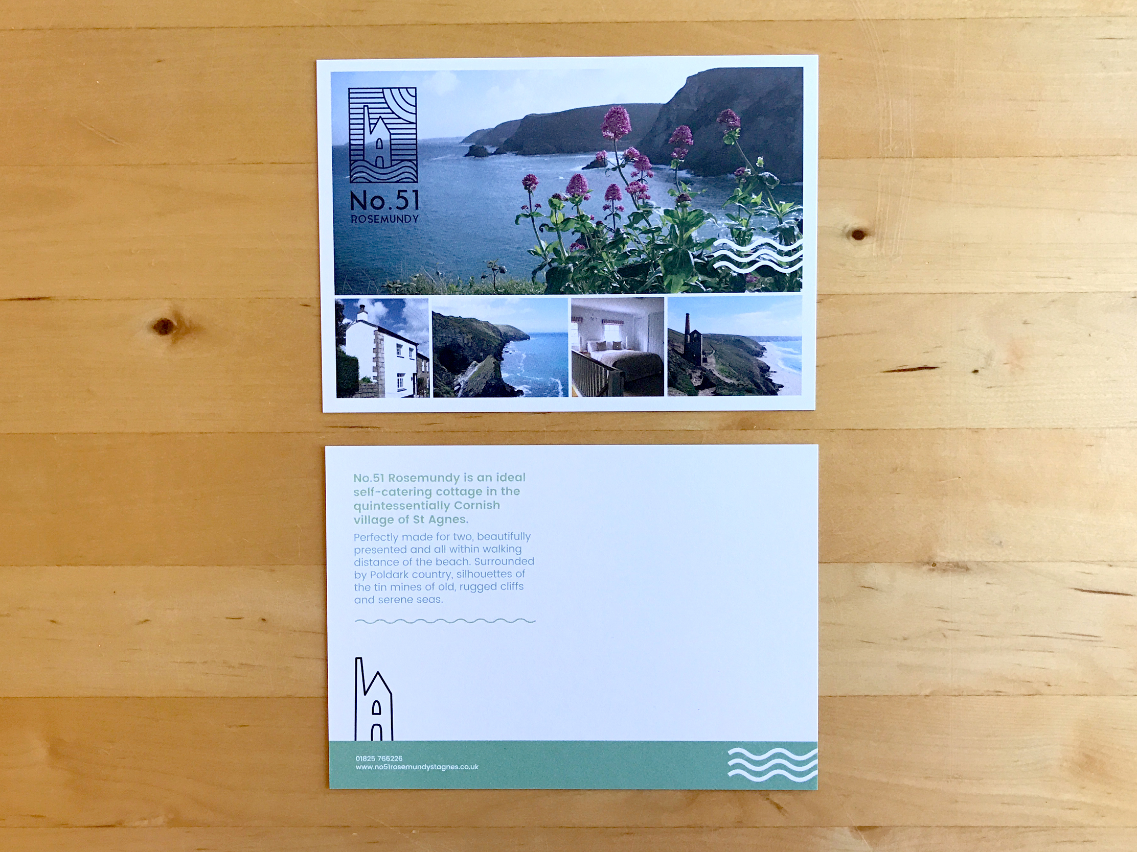 A6 flyer for holiday cottage No. 51 Rosemundy