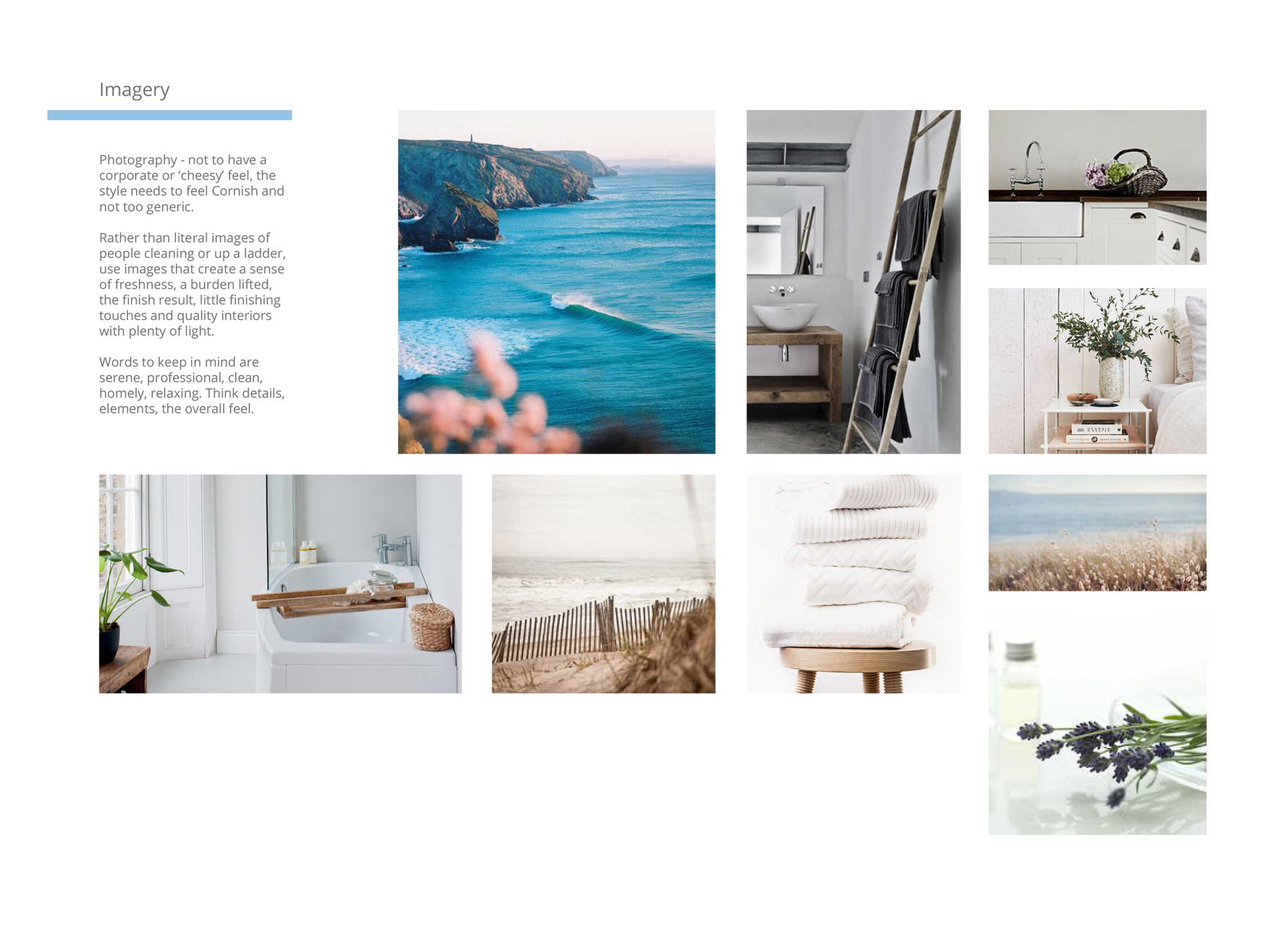 Cornish Cottage Care branding
