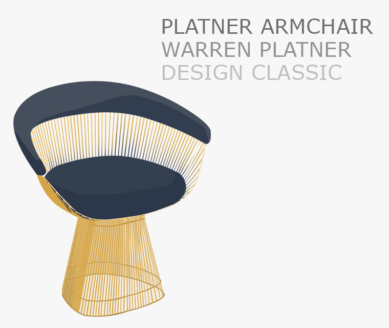 Platner Armchair a Pickle Design Classic