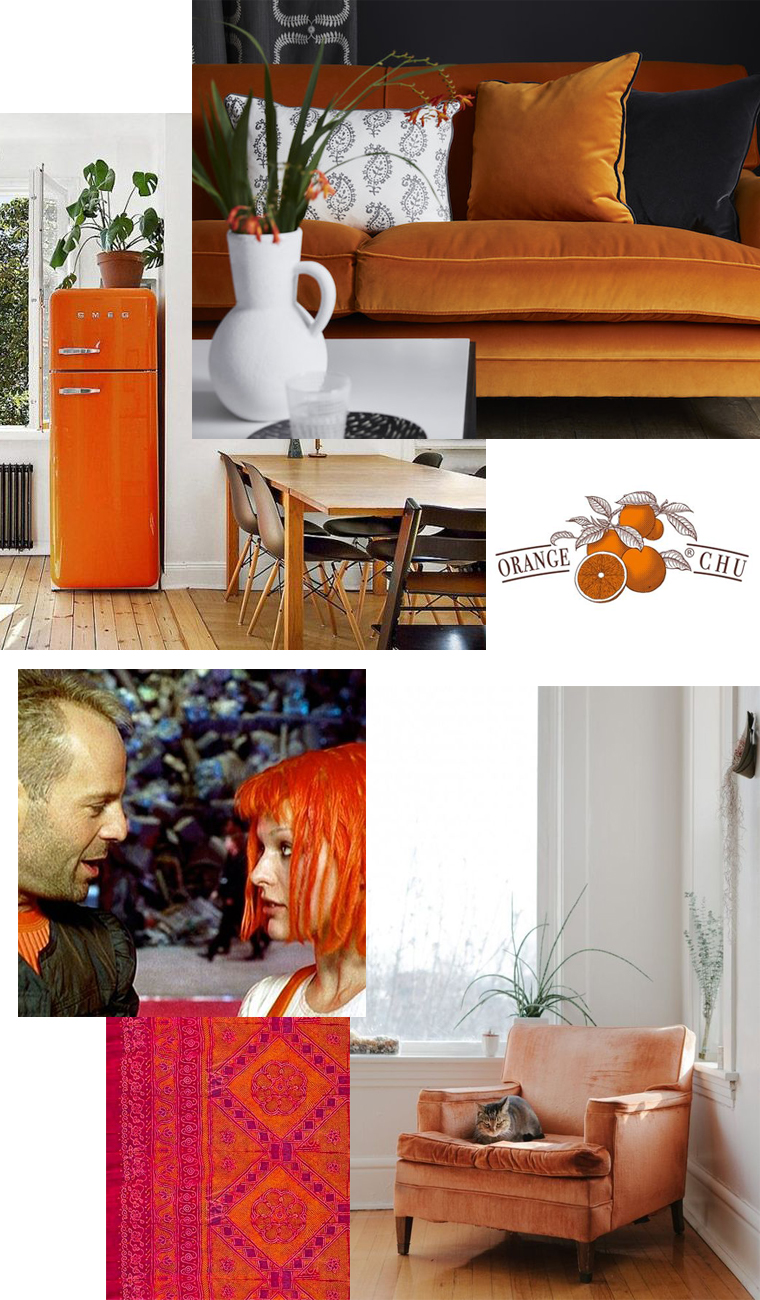 Orange colour inspiration