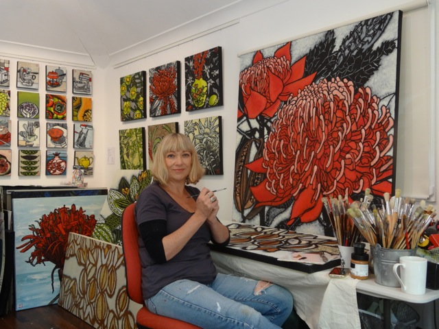 Julie Hickson Australian stencil artist