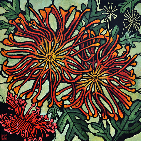 Julie Hickson Australian stencil artist