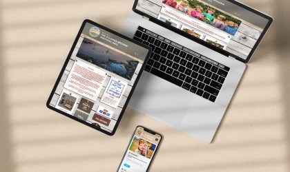 Web design for Solomon Browne Hall, Mousehole, Cornwall