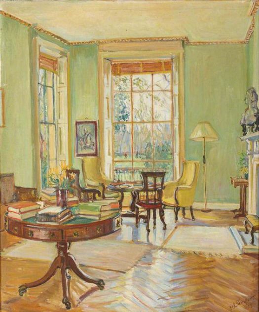 Painted room by Marie-Louise Roosevelt Pierrepont