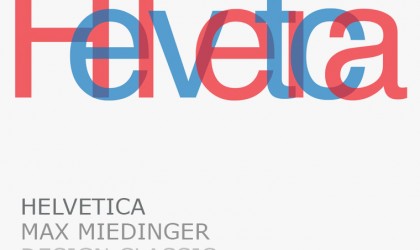 The Helvetica typeface is the Pickle Design March design classic