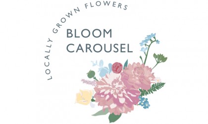 Bloom Carousel florist logo design by Pickle Design
