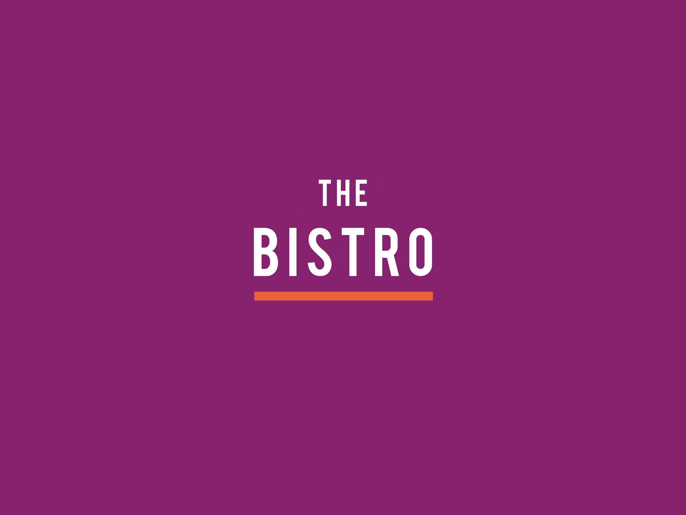 The Bistro and Wine Bar from Trewithen logo on purple