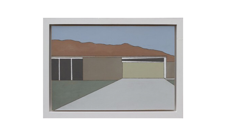 Architectural paintings of Mid Century buildings by Mark Dyball