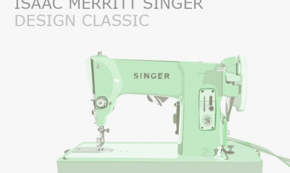 Isaac Merritt Singer's Sewing machine is our October design classic featured in our monthly newsletter
