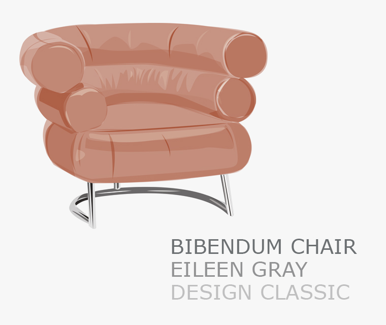 The Bibendum chair by Eileen Grey our November design classic