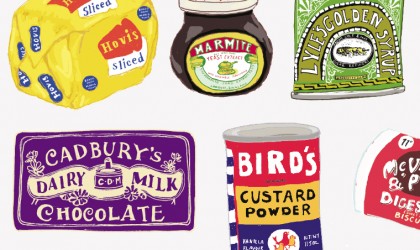 Vintage packaging illustrations