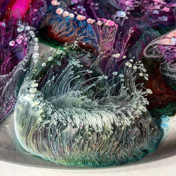 Josie Lewis artist's petri dishes