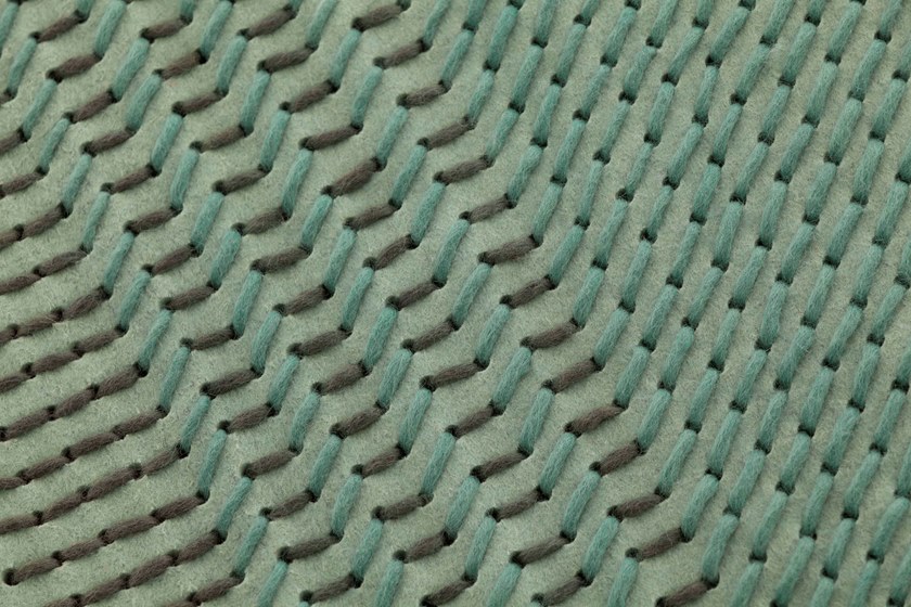 Woven rug by Charlotte Lancelot 