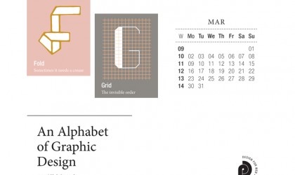 Download the month of March from our Alphabet of Graphic Design calendar for free for your mobile, tablet and desktop computer background