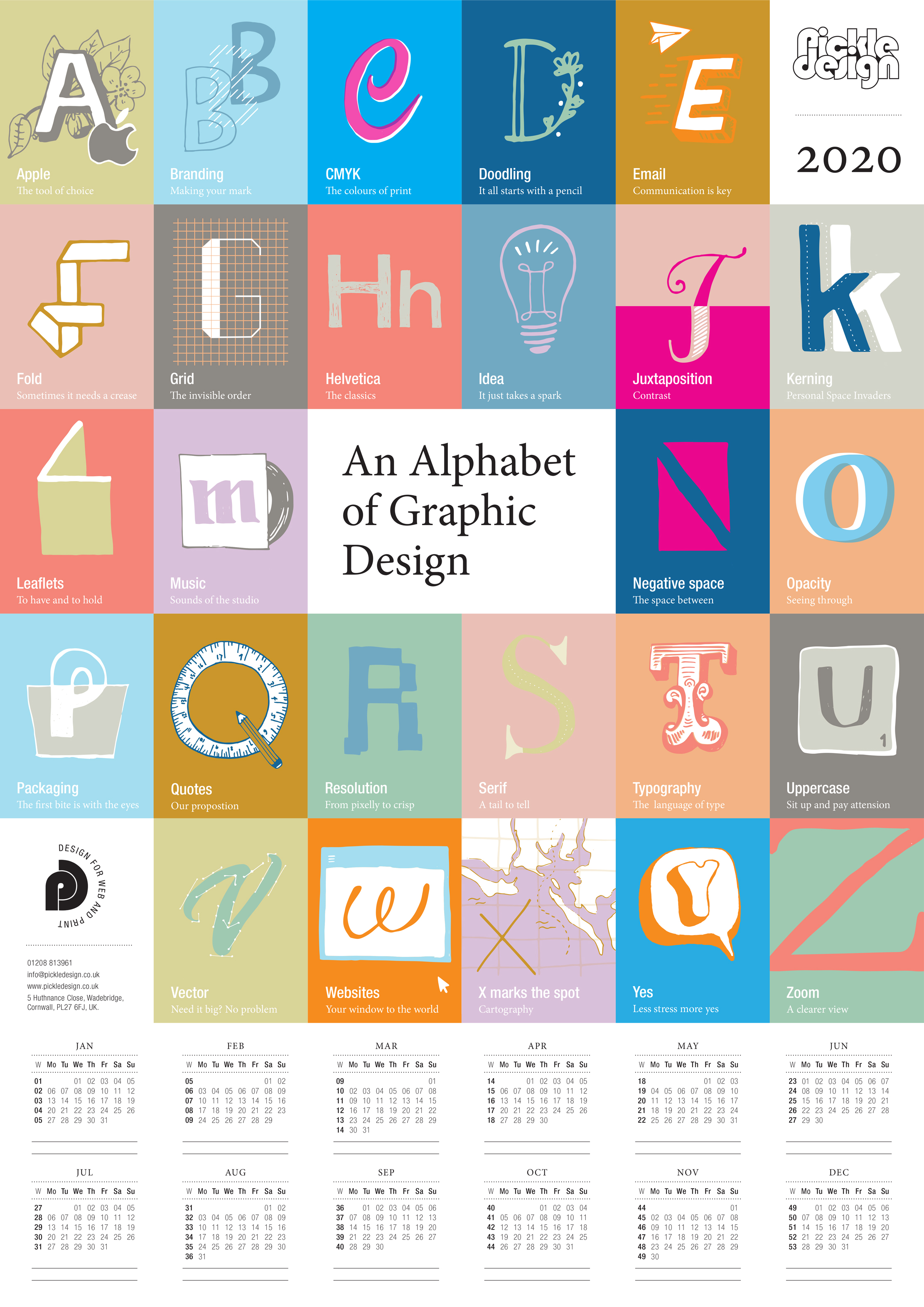 An Alphabet of Graphic Design poster