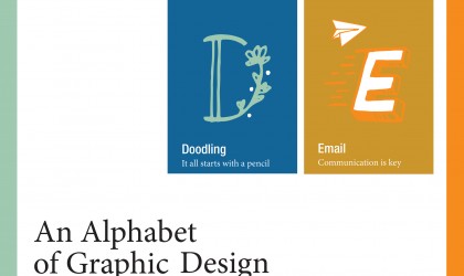 An Alphabet of Graphic Design, D and E Newsletter
