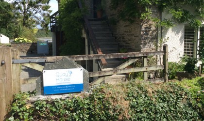 The Quay House sign