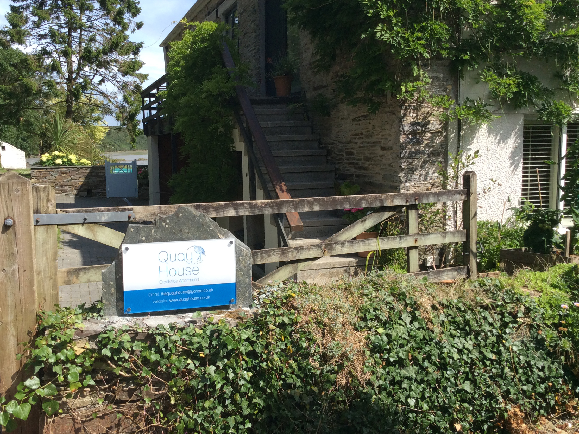 The Quay House sign
