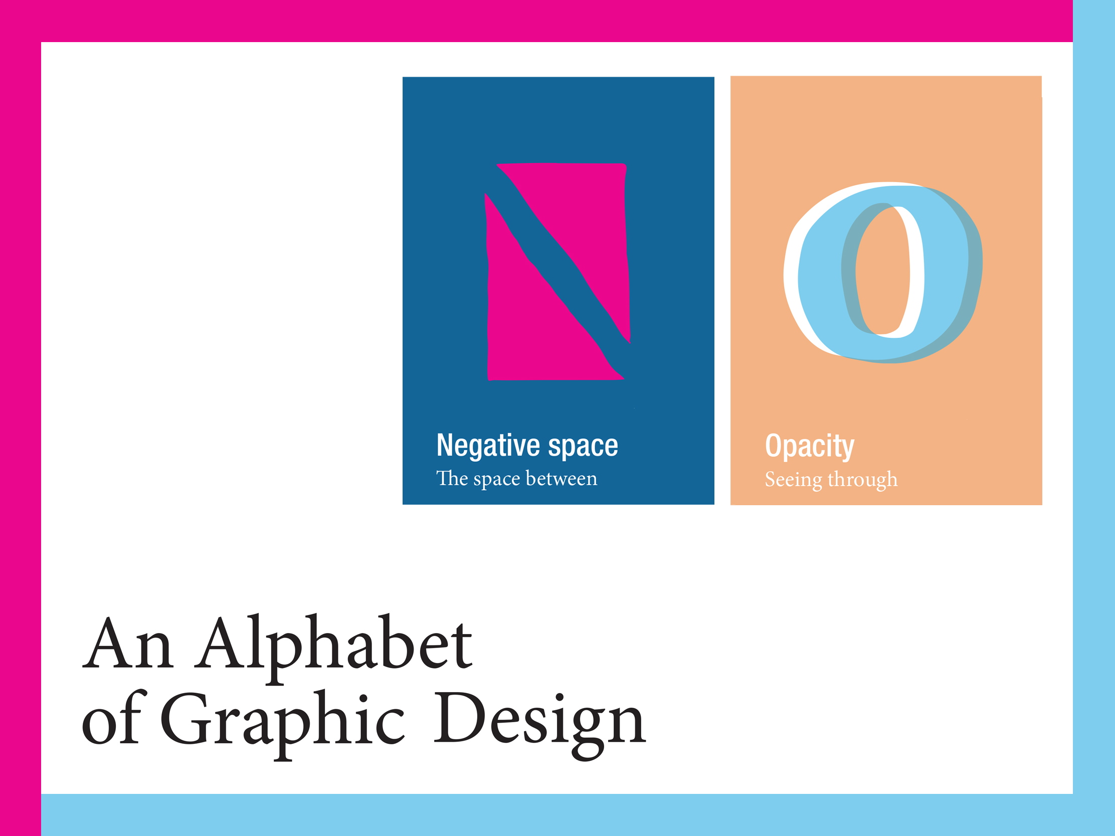 N is for Negative Space and O is for Opacity