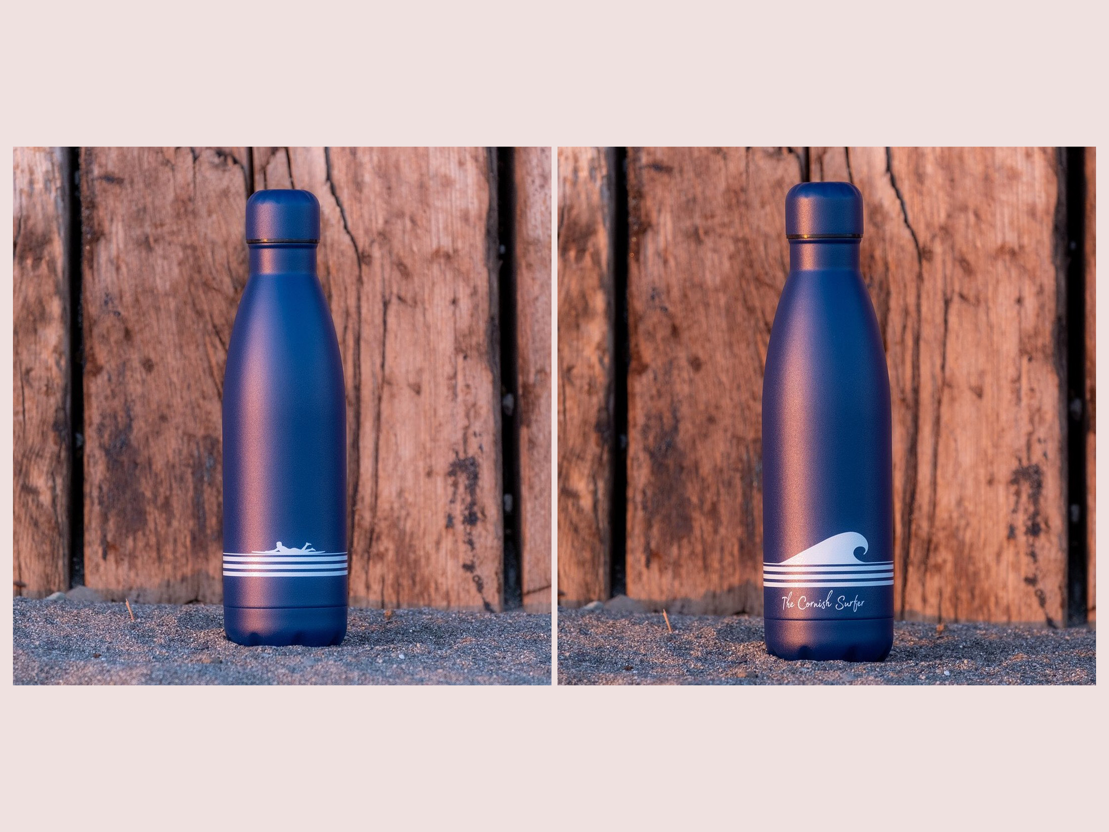 Bottle design for the Cornish Surfer lifestyle products