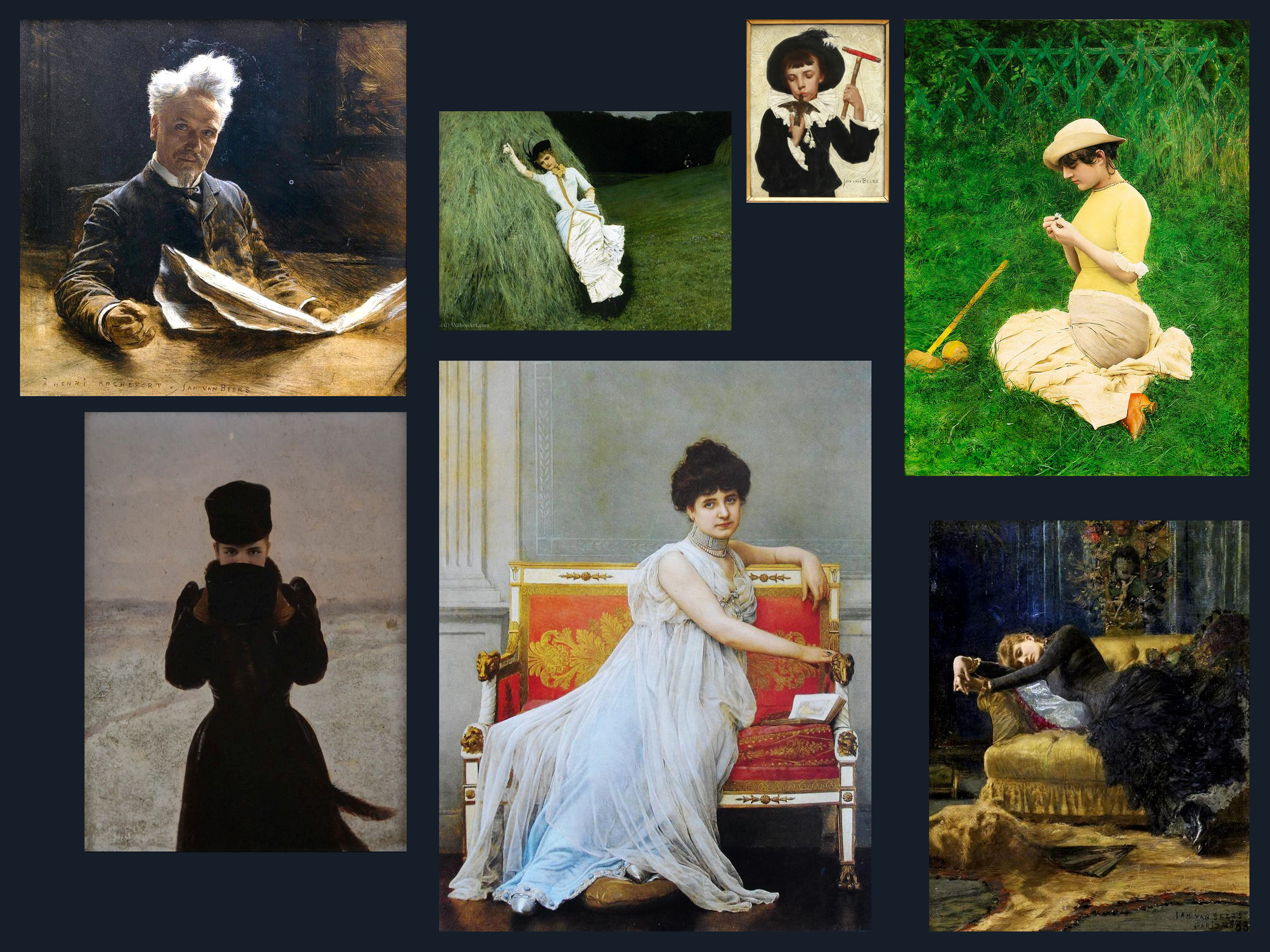 Paintings of Jan van Beers