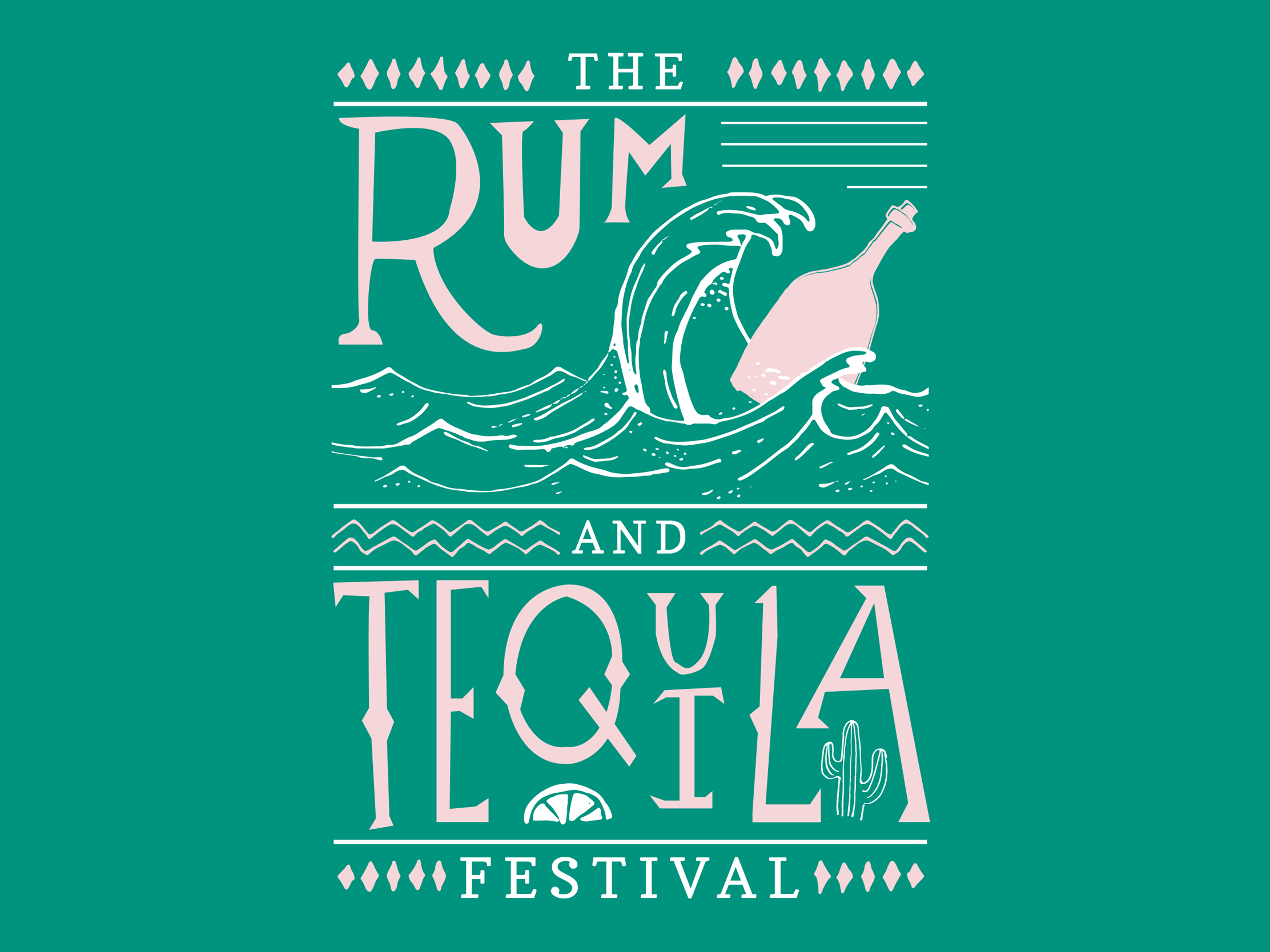 Rum and Tequila festival branding