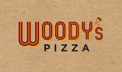 Logo design for Woody's Pizza