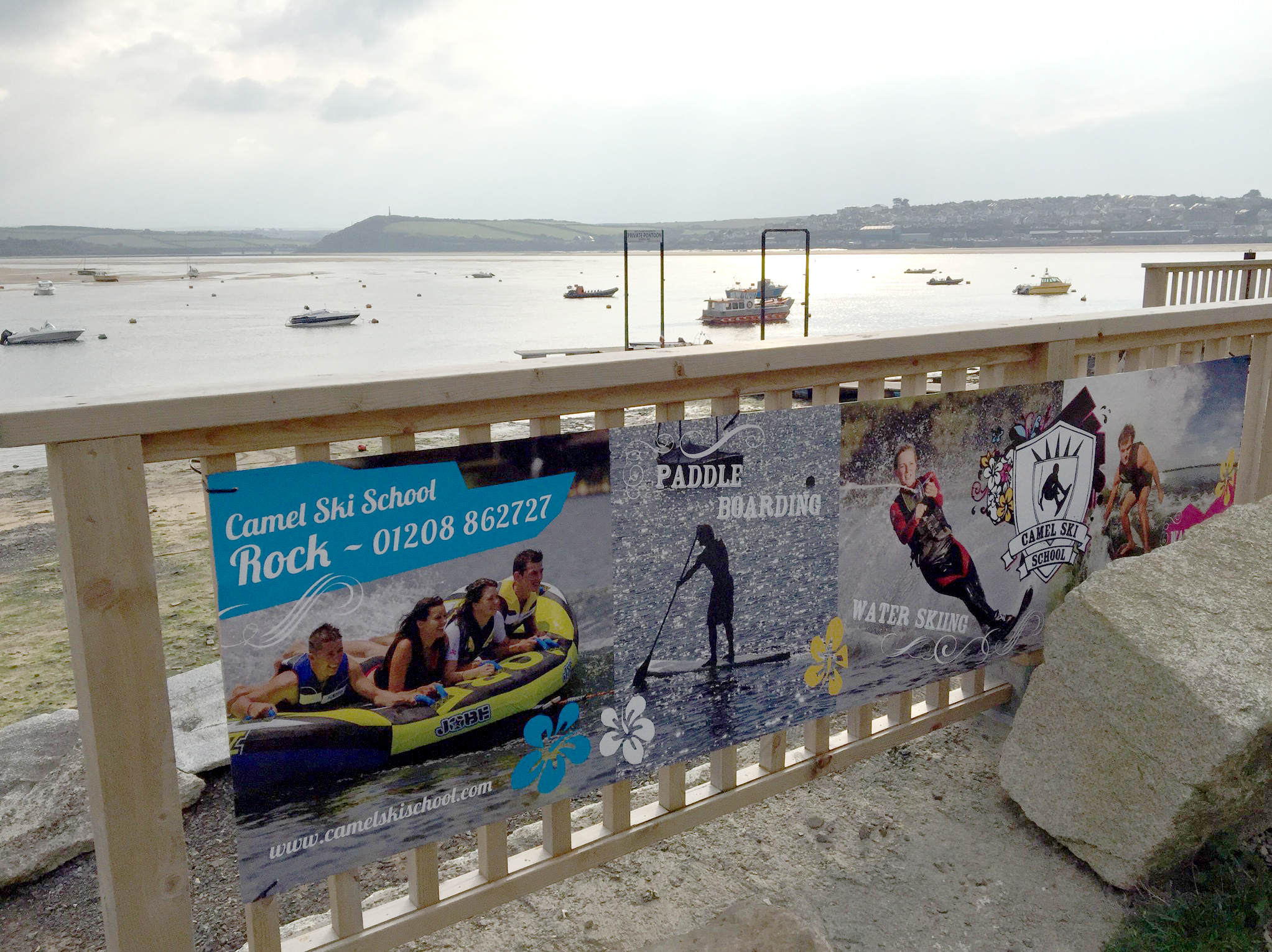 Camel Ski School Seafront Signage
