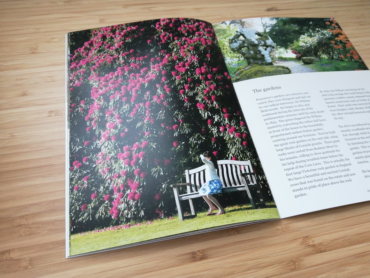 Historic House and Gardens in Cornwall guide book