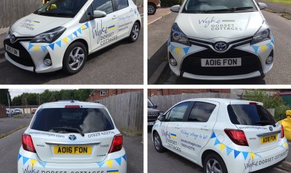 Wyke Dorset Cottages vehicle livery