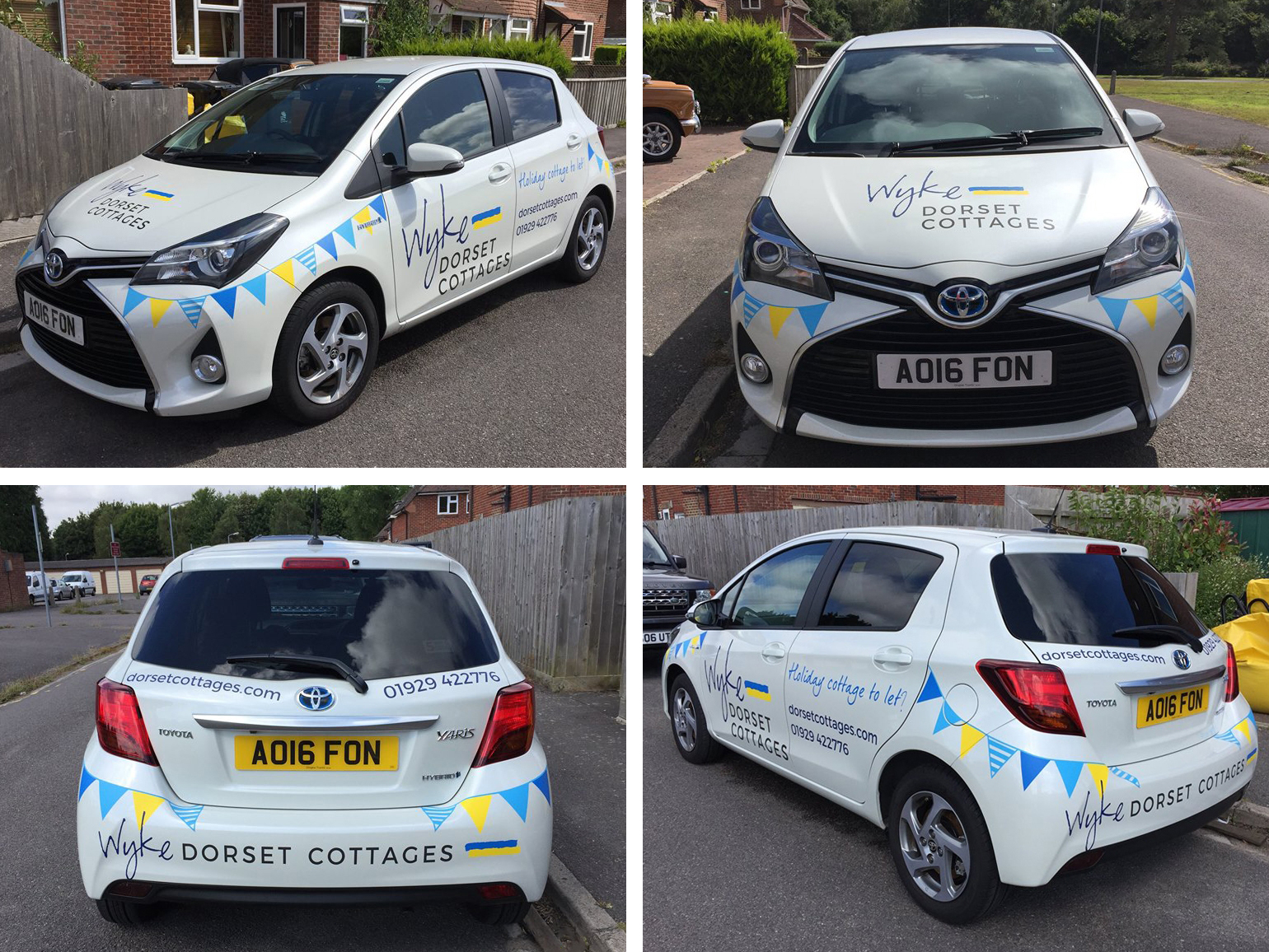 Wyke Dorset Cottages vehicle livery