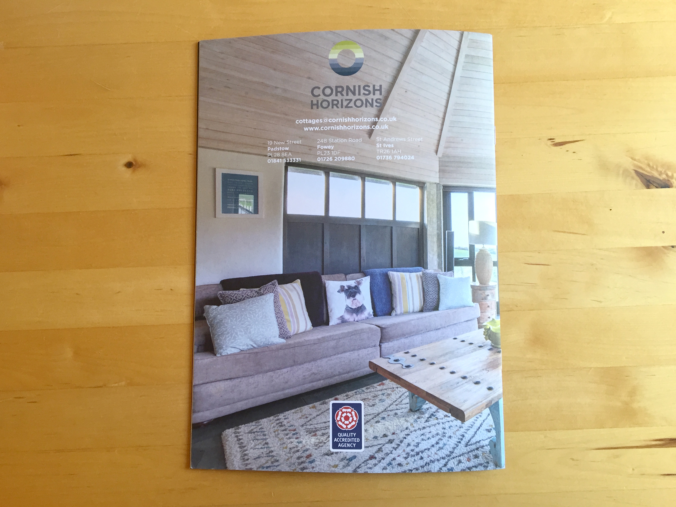 Cornish Horizons brochure cover