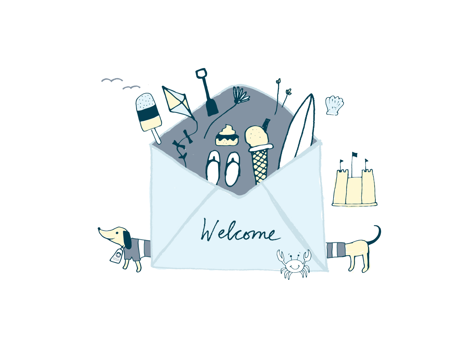 Welcome email artwork for Cornish Horizons